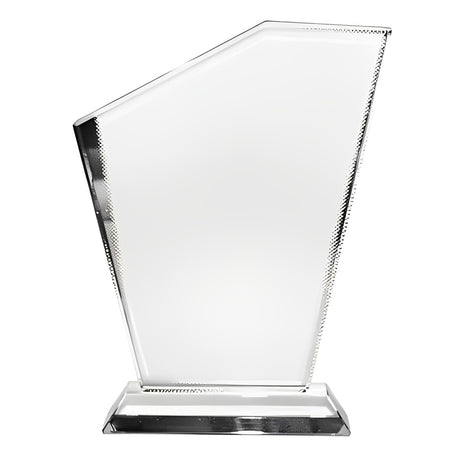 grote foto kristal trofee met standaard gepersonaliseerd award