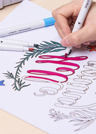 handgetekende sublimatie print op mok