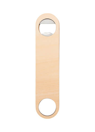 houten flesopener sublimatie bedrukken logo naam