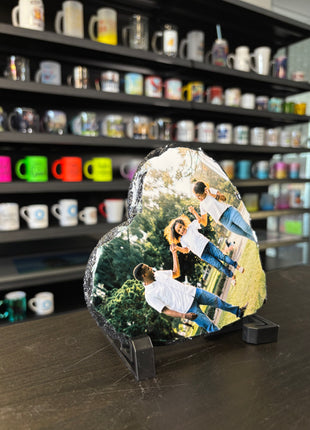 Leisteen Hart 14x14cm voor sublimatie