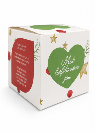 Kerst Mokkendoosje – Gouden Sterren & Rode Bessen