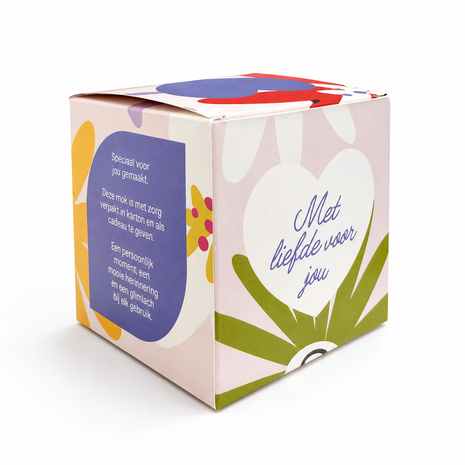 Lentebloemen Mokkendoosje – Cadeaudoosje voor Mok