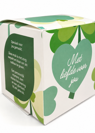 Lucky Green Mokkendoosje – Cadeaudoosje voor Mok