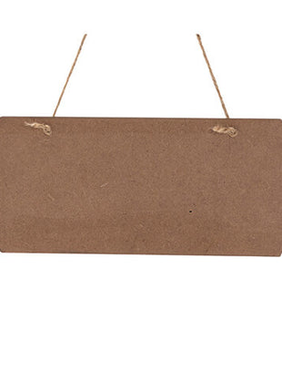 mdf deurhanger rozet voor sublimatie wit