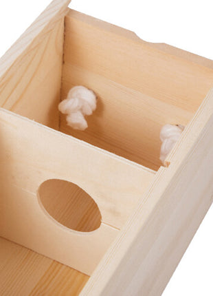 mdf sublimatie paneel op wijnkist close up
