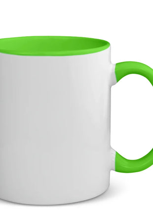 330ml (11oz) Duo Color Mok licht groen voor sublimatie