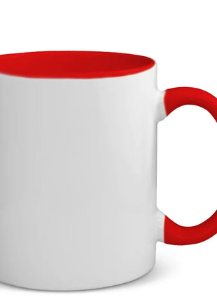 330ml (11oz) Duo Color Mok rood voor sublimatie