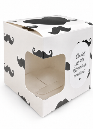 Mustache Mokkendoosje – Cadeaudoosje voor Mok