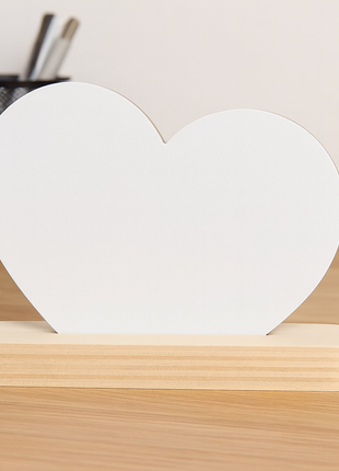 populierenhouten plankje met mdf sublimatie hart blanco product