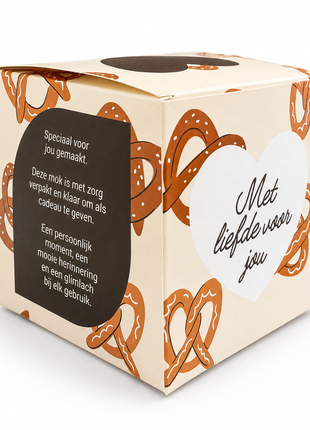 Pretzel Mokkendoosje – Cadeaudoosje voor Mok