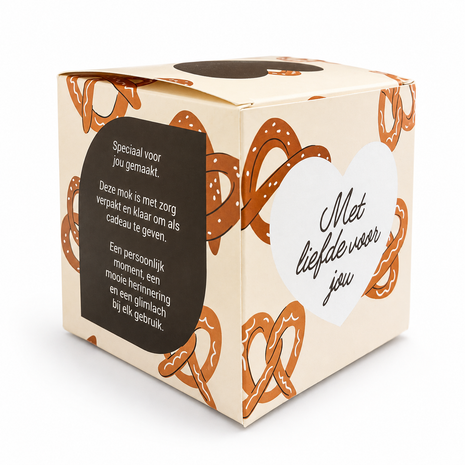 Pretzel Mokkendoosje – Cadeaudoosje voor Mok