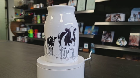 450 ml keramisch melkkan voor sublimatie met witte coating voor bedrukking