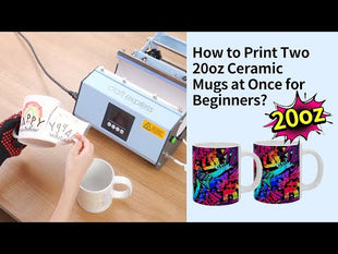 gepersonaliseerde tumbler sublimatie print resultaat