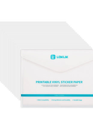 printbaar stickerpapier a4 vinyl voor inkjet printer