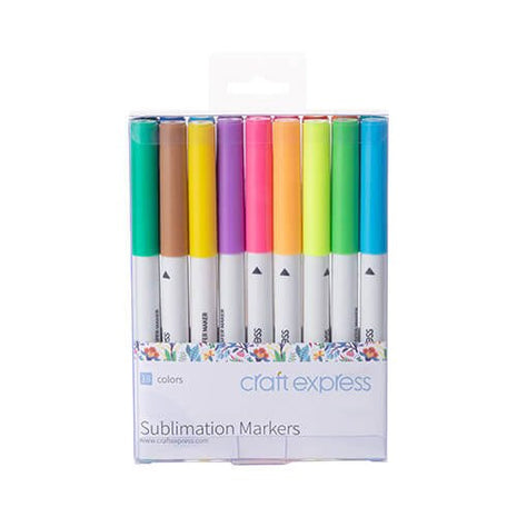 Craft Express 18 sublimatiemarkers voor sublimatie - afbeelding 1