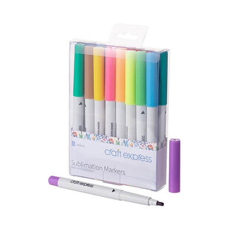 Craft Express 18 sublimatiemarkers voor sublimatie - afbeelding 2