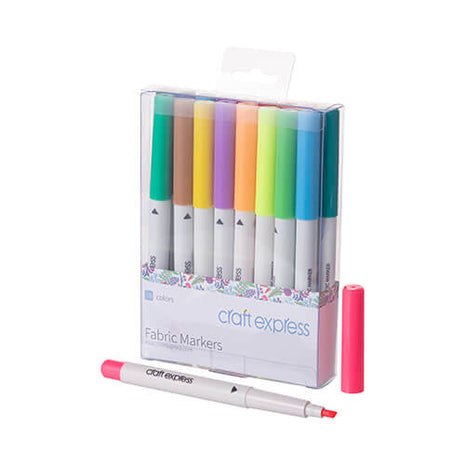 Craft Express 18 Textielmarkers - afbeelding 1