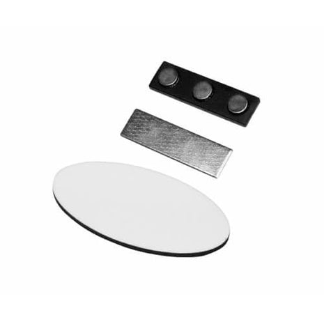 Sublimatie Naamplaatje Ovaal – MDF Blanco Badge - afbeelding 1