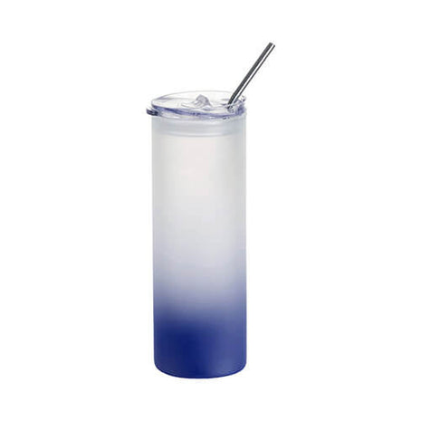 750ml (25oz) Tumbler Frosted marine-blauw voor sublimatie - afbeelding 1
