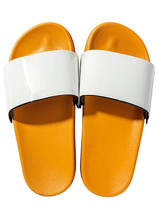 Badslippers geel voor sublimatie - afbeelding 1