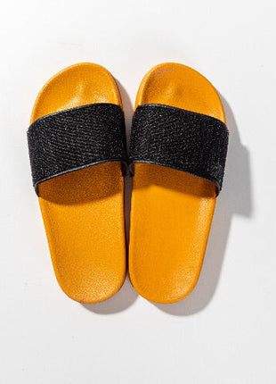 Badslippers geel voor sublimatie - afbeelding 2