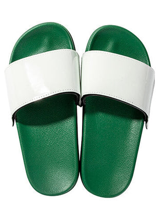 Badslippers groen voor sublimatie - afbeelding 1