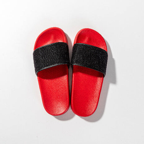 Badslippers rood voor sublimatie - afbeelding 2