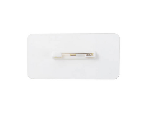 Acryl naambadge 7,6 × 3,8 cm