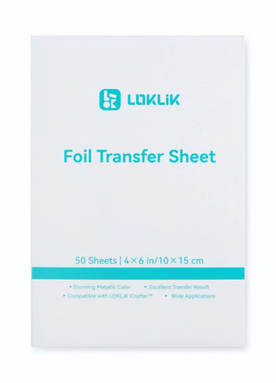 LOKLiK • Transferfolie 10x15cm Zilver 50x