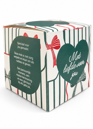 Strikjes Mokkendoosje – Cadeaudoosje voor Mok