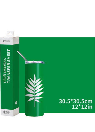 sublimatie transferfolie groen 30x30 craft express