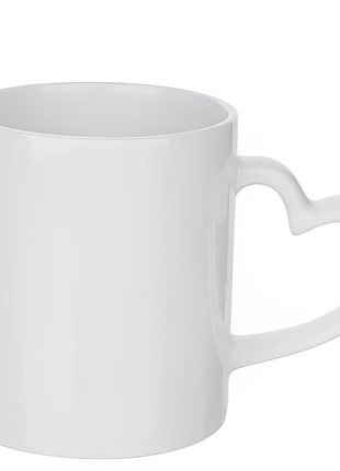 330ml (11oz) Mok met hartje oor voor sublimatie