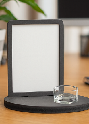 theelichthouder sublimatie rechthoek mdf gepersonaliseerd cadeau
