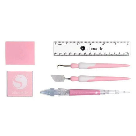 Silhouette Tool Kit voor Plotter – Roze Gereedschapsset met 6 Accessoires