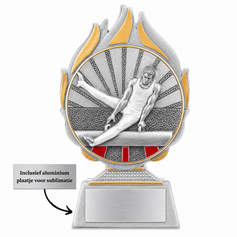Turnen Beker Heren – Gymnastiek Trofee  (Geschikt voor sublimatie)