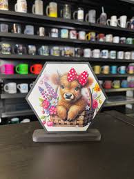 Houten fotolijst Hexagon met MDF inleg voor sublimatie - afbeelding 2