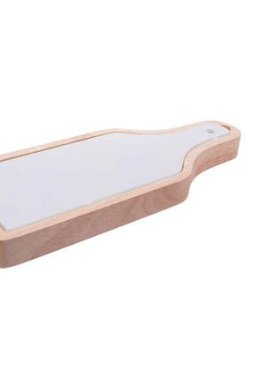 Wijn- en kaasset met houten houder